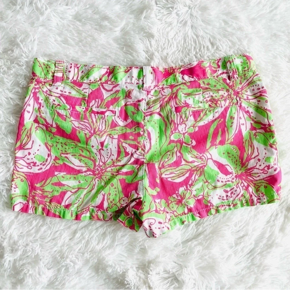 Lilly Pulitzer | Girls Adie Shortsin Flamingo‎ Pink Southern Charm, 14